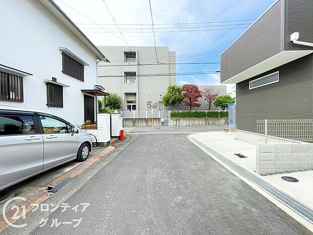 前道の様子です