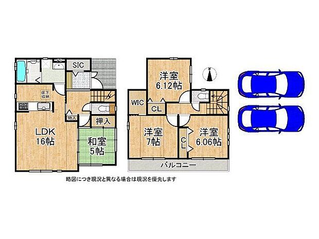 4LDKの間取りです