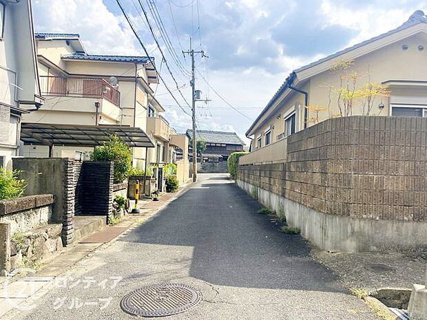 前道の様子です