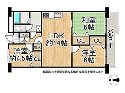 間取図画像 3LDK