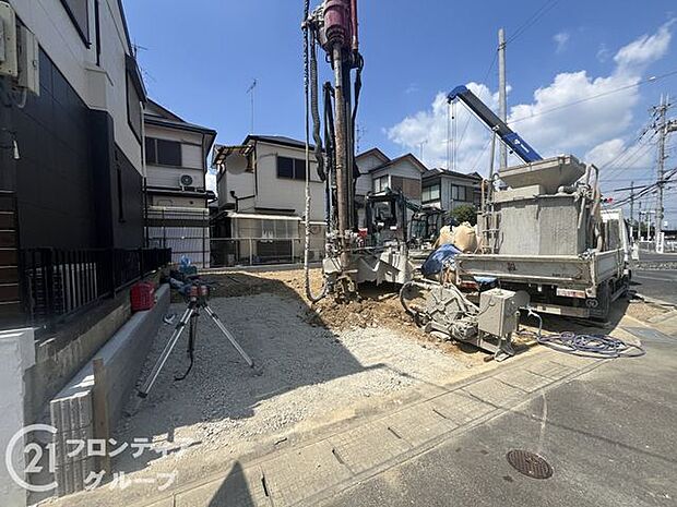 現地写真更新！現地の説明はもちろん、モデルハウスご見学も可能！同社施工物件をご見学していただきますので、実際に使用される設備やお家の雰囲気などをご確認ください