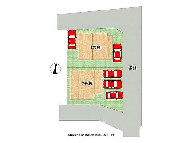 全2区画、好評分譲中！　2号棟！