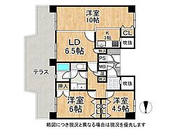 パークテラス西京極 3LDKの間取図画像
