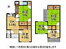 間取り：全5居室のゆとりある5DK。庭と広縁が空間に彩りを添えます。