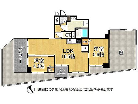 2LDK 間取り