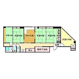 林ビル 5DKの間取図画像