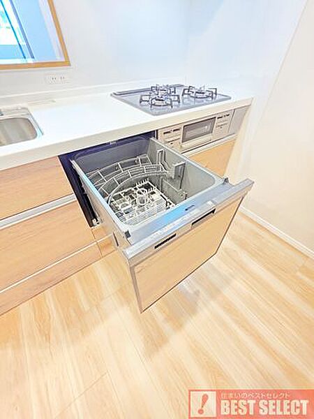 家事効率の良い食洗機付き