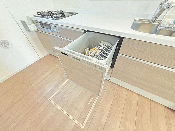 家事効率の良い食洗機付き