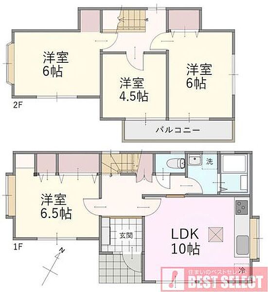 間取りを拡大表示