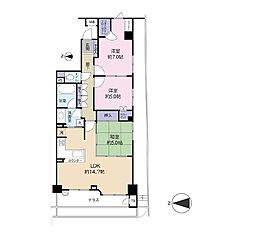 間取図画像 3LDK