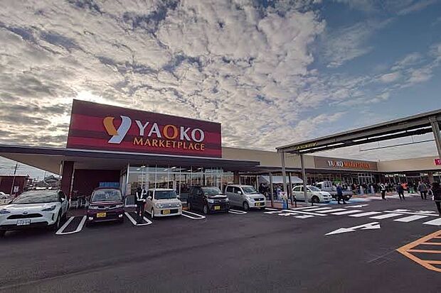スーパーマーケット　ヤオコー加須店まで徒歩11分　中には、ダイソー・ウェルシア・パシオス等のテナントも入っています。