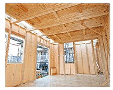 I.D.S工法：木造軸組―パネル工法で高い耐震性を実現。