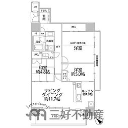 ヒューマインド南福岡かえで通り 4LDKの間取図画像