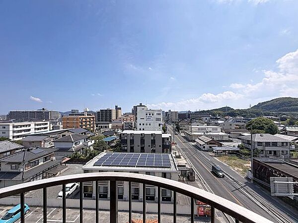 東側ルーフバルコニーからの眺望