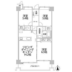 エイルスクエア空港東 3LDKの間取図画像