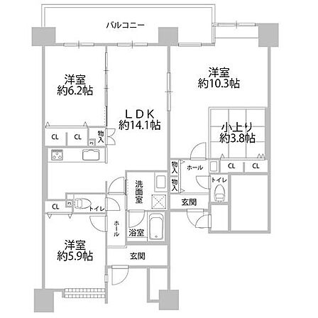 3LDKファミリー、2世帯向け!