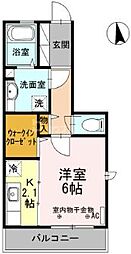 ドムス　Ｙ 2階1Kの間取り
