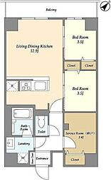 間取図画像 2SLDK