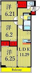 間取図画像 3LDK