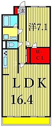 間取図画像 1LDK
