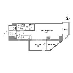 間取図画像 1LDK