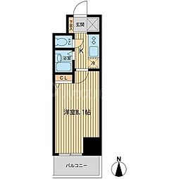 ドゥーエ浦安2 1Kの間取図画像