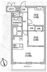 物件の間取り