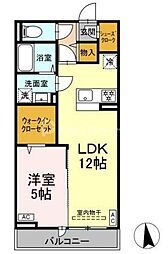 グラナーデ東葛西 1LDKの間取図画像