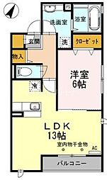 エテルナ瑞江 1LDKの間取図画像