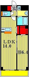 COCOハウス 1LDKの間取図画像