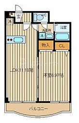 エクセレンテ 1LDKの間取図画像