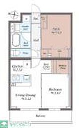 ＳＹＭＰＨＯＮＹ　ＰＡＲＫ 5階1SLDKの間取り