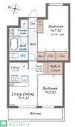 ＳＹＭＰＨＯＮＹ　ＰＡＲＫ 3階1SLDKの間取り