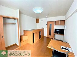 レオパレスモトウイング 203 2階1Kのリビング/ダイニング