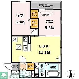 ウィンダム.SK 2LDKの間取図画像