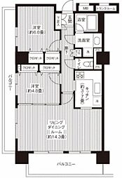 グランピラー高井戸 2LDKの間取図画像