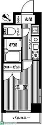 Jewel西荻窪 1Kの間取図画像