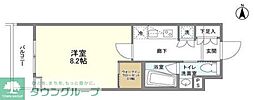 コンフォリア桜上水 1Kの間取図画像