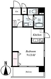 ステージグランデ新高円寺 ワンルームの間取図画像