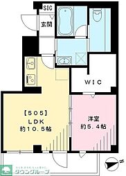 スマート・グラン荻窪 1LDKの間取図画像