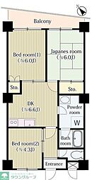 ミオ・パードレ 3DKの間取図画像