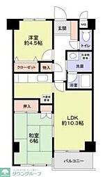 アドバンス江古田 2LDKの間取図画像