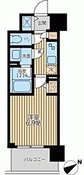 エミリブ鷺ノ宮 1Kの間取図画像