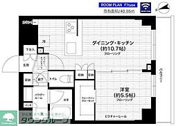 グランドコンシェルジュ練馬中村橋AC 2階1LDKの間取り