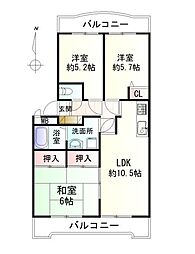 間取図画像 3LDK