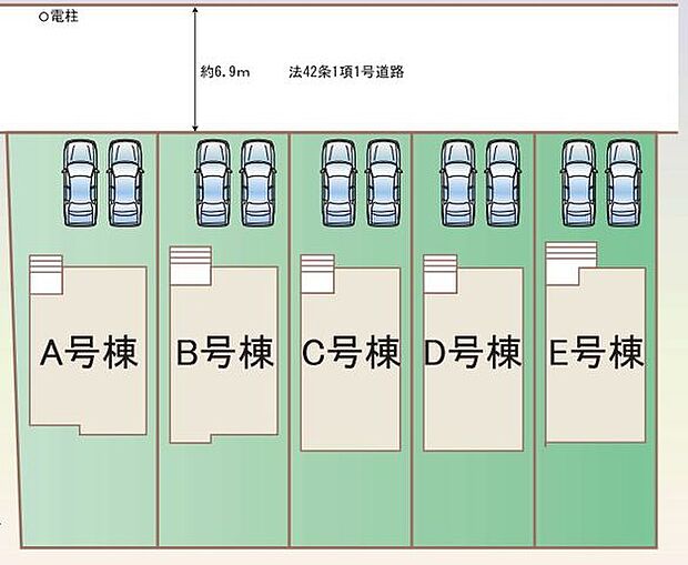 区画図(イメージ・現況優先)