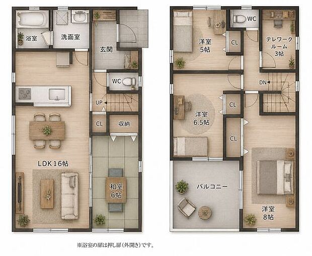 間取図（家具配置はイメージ・現況優先）