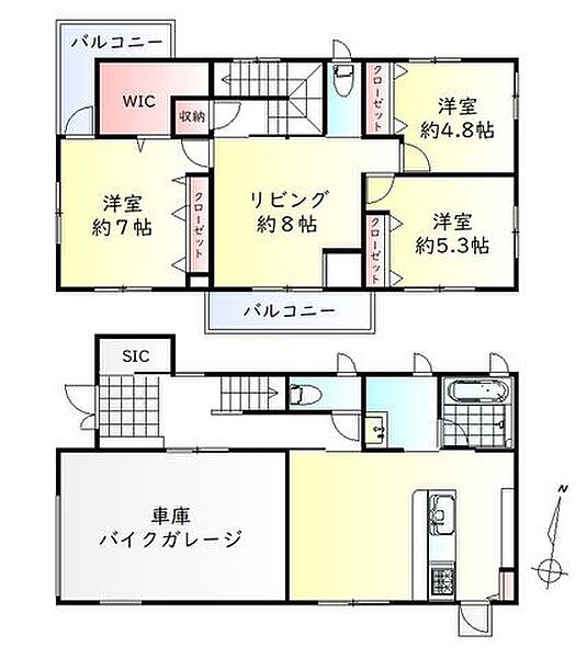 間取りを拡大表示