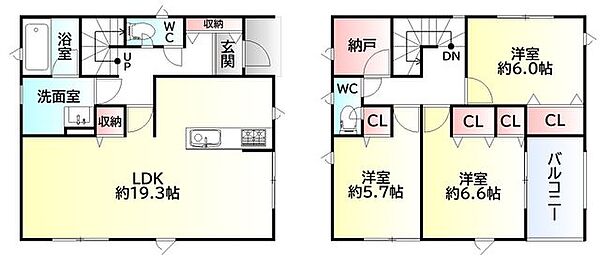 間取りを拡大表示