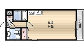 ツインリーブス 602号室 ｜ 大阪府茨木市双葉町（賃貸マンション1R・6階・32.00㎡） その2